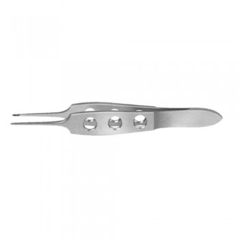 Bishop-Harmon Dressing Forcep Cross Serrated Jaws Stainless Steel, 8.5 cm - 3 1/4"